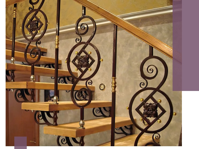 Изготовление кованых лестниц под ключ в Наро-Фоминске