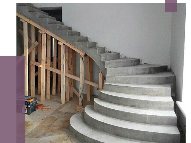 Изготовление бетонных лестниц под ключ в Наро-Фоминске от 19978 руб. | ПРОЛЁТ-Нр-