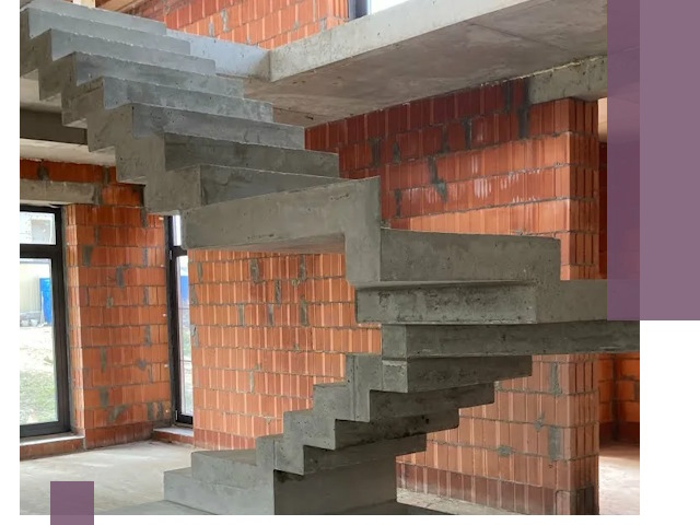 Изготовление бетонных лестниц под ключ в Наро-Фоминске