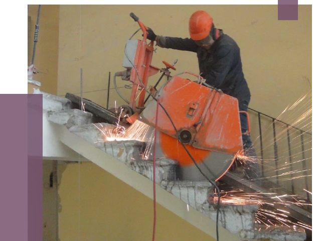 Демонтаж бетонных лестниц в Наро-Фоминске от 4610 руб. за м2 | ПРОЛЁТ-Нр-