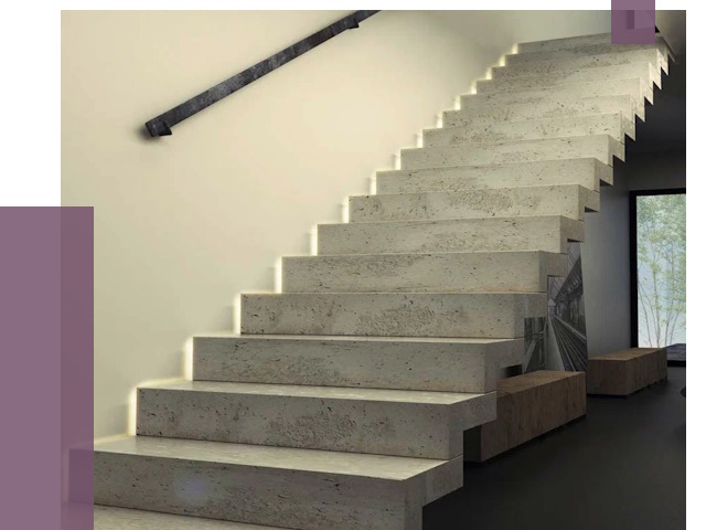 Облицовка бетонных лестниц в Наро-Фоминске от 4610 руб/м2 