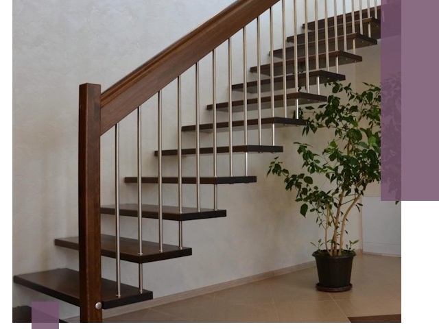 Лестницы на больцах под ключ в Наро-Фоминске – изготовление и монтаж