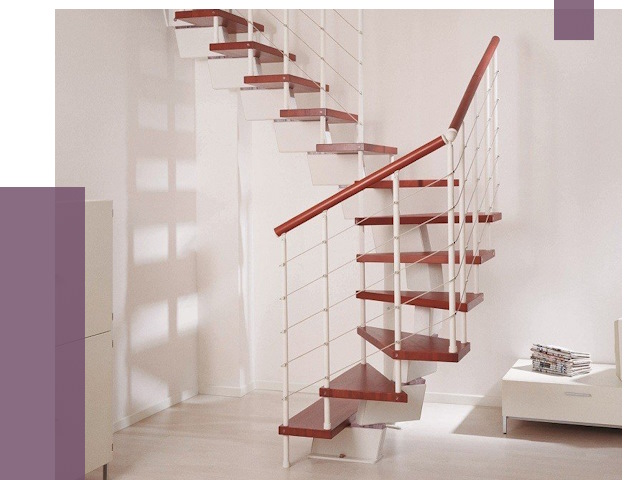 Изготовление лестниц на больцах в Наро-Фоминске от 9733 руб. | ПРОЛЁТ-Нр-