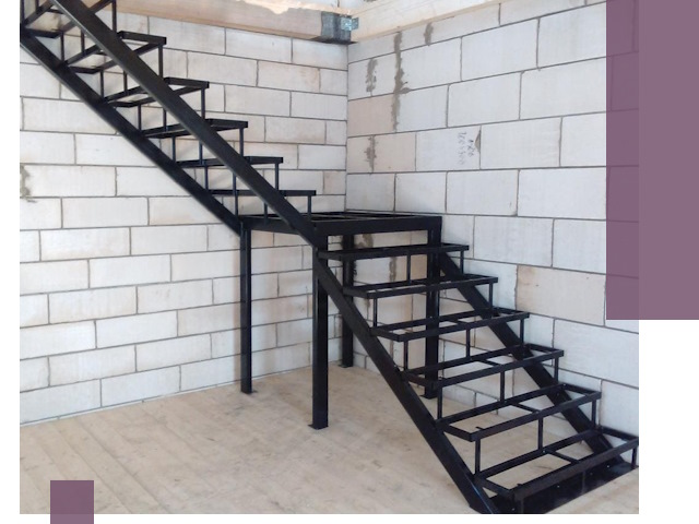 Лестницы на металлокаркасе под ключ в Наро-Фоминске — изготовление и монтаж