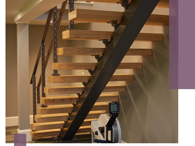 Лестницы на монокосоурах под ключ в Наро-Фоминске - изготовление и монтаж