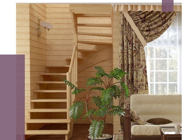 Лестницы для дачи в Наро-Фоминске от 76069 руб.  | ПРОЛЁТ-Нр-