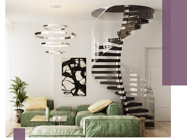 Лестницы для двухуровневой квартиры в Наро-Фоминске — изготовление и монтаж