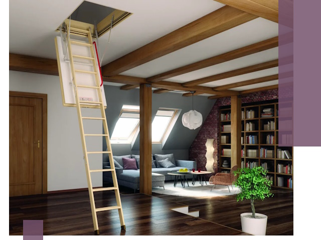 Чердачные лестницы под ключ в Наро-Фоминске: изготовление и монтаж