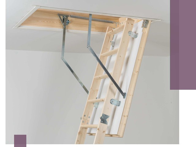 Установка чердачной лестницы под ключ в Наро-Фоминске