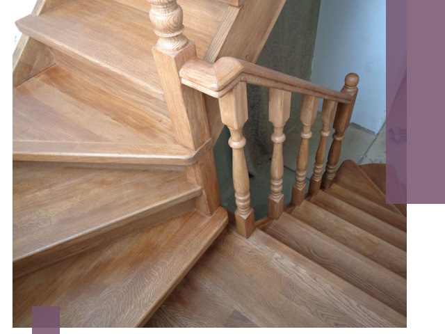 Дубовые лестницы под ключ в Наро-Фоминске: изготовление и монтаж