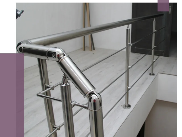 Перила из нержавеющей стали в Наро-Фоминске от 9016 руб. под ключ | ПРОЛЁТ-Нр-