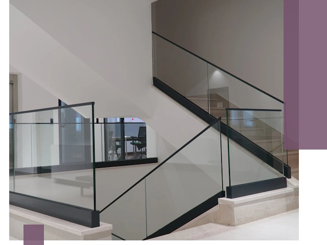 Стеклянные перила премиум-класса с установкой в Наро-Фоминске