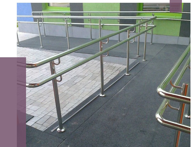 Ограждения пандусов в Наро-Фоминске от 4354 руб. монтаж | ПРОЛЁТ-Нр-