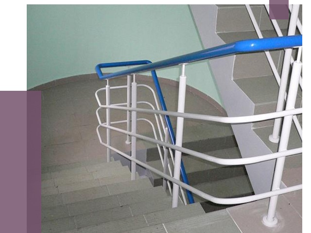 Перила в подъезде в Наро-Фоминске — установка и замена от 7428 руб. | ПРОЛЁТ-Нр-