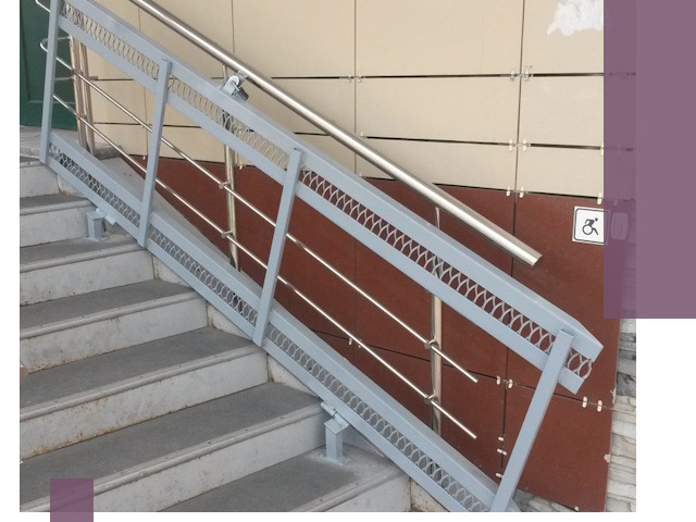 Изготовление откидных пандусов под ключ в Наро-Фоминске