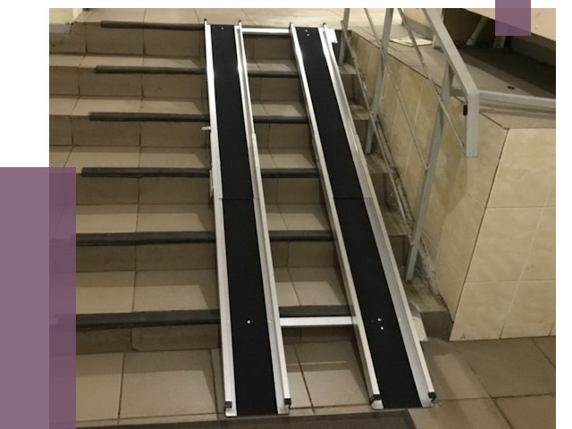 Установка пандуса в подъезд в Наро-Фоминске от 7991 руб. под ключ | ПРОЛЁТ-Нр-