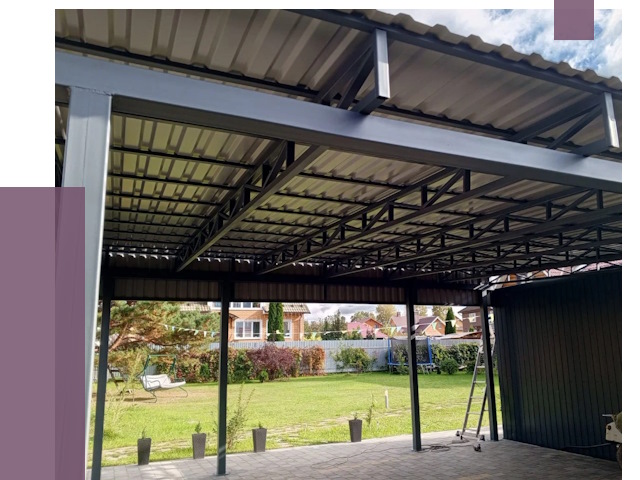 Монтаж навесов в Наро-Фоминске от 7376 руб. — установка навеса | ПРОЛЁТ-Нр-