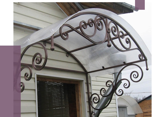 Изготовление козырьков в Наро-Фоминске от 7376 руб. — заказать | ПРОЛЁТ-Нр-