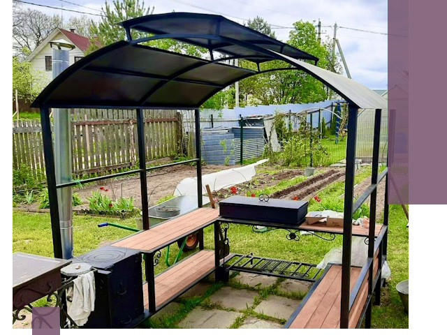 Навесы для барбекю в Наро-Фоминске: изготовление, монтаж и демонтаж