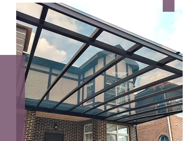 Навесы из поликарбоната в Наро-Фоминске от 8626 руб. под ключ — ПРОЛЁТ-Нр-