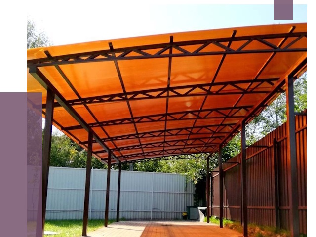 Односкатные навесы под ключ в Наро-Фоминске от 13165 руб. 