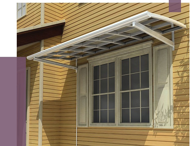 Козырьки над окнами в Наро-Фоминске от 7633 руб. — монтаж, покупки | ПРОЛЁТ-Нр-