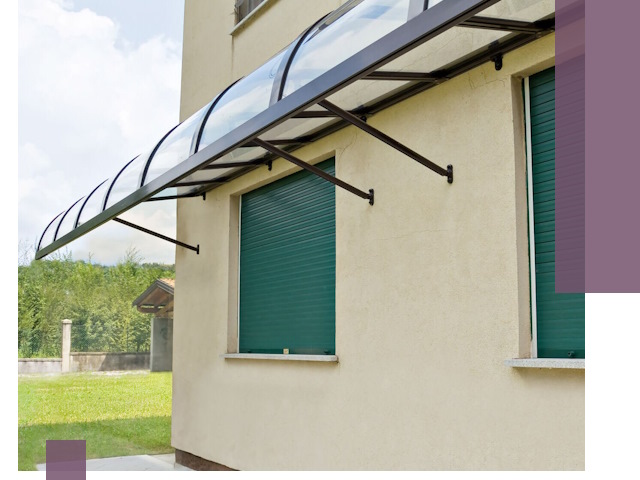 Козырьки над окнами в Наро-Фоминске — изготовление и монтаж по выгоде