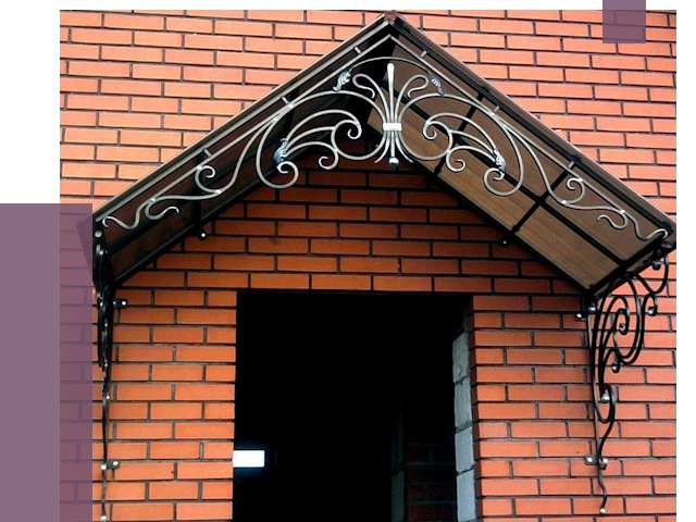 Металлические козырьки в Наро-Фоминске от 10706 руб. 