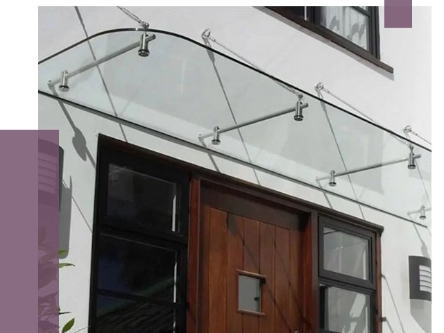 Стеклянные козырьки в Наро-Фоминске от 18953 руб. | ПРОЛЁТ-Нр-