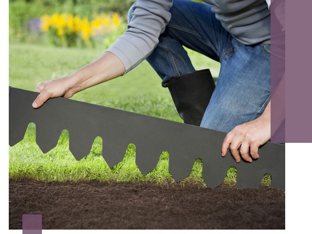 Металлические бордюры для газона в Наро-Фоминске — изготовление и монтаж