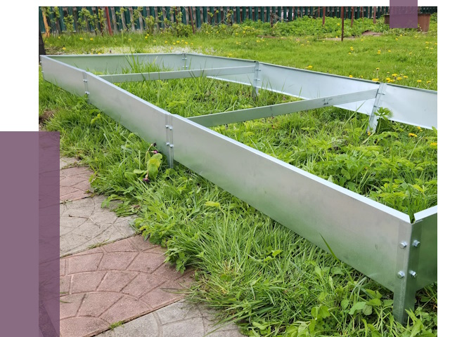 Металлические бордюры для грядок в Наро-Фоминске от 1793 руб. 