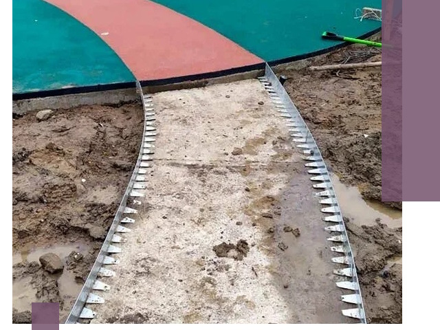 Металлические бордюры для дорожек в Наро-Фоминске — монтаж и изготовление