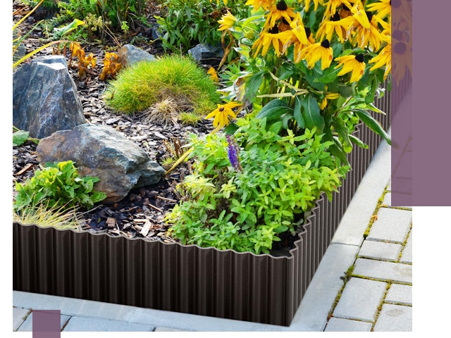 Металлические бордюры для клумб в Наро-Фоминске — производство и монтаж