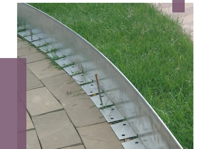 Металлические бордюры для тротуаров в Наро-Фоминске от 8708 руб.