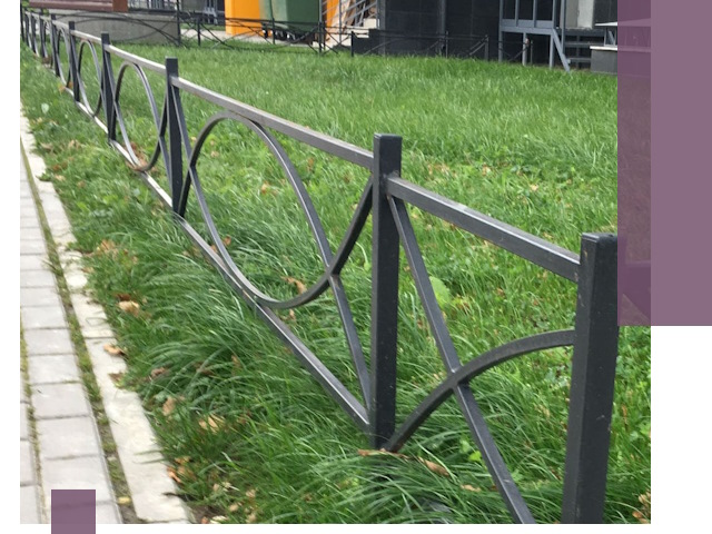 Газонные ограждения из металла в Наро-Фоминске — монтаж и продажа